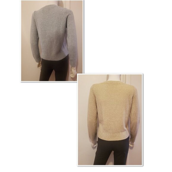 2/$15 Divided XS Light Blue Coloured Sweater and XS Tanned Coloured Sweater - Picture 2 of 2